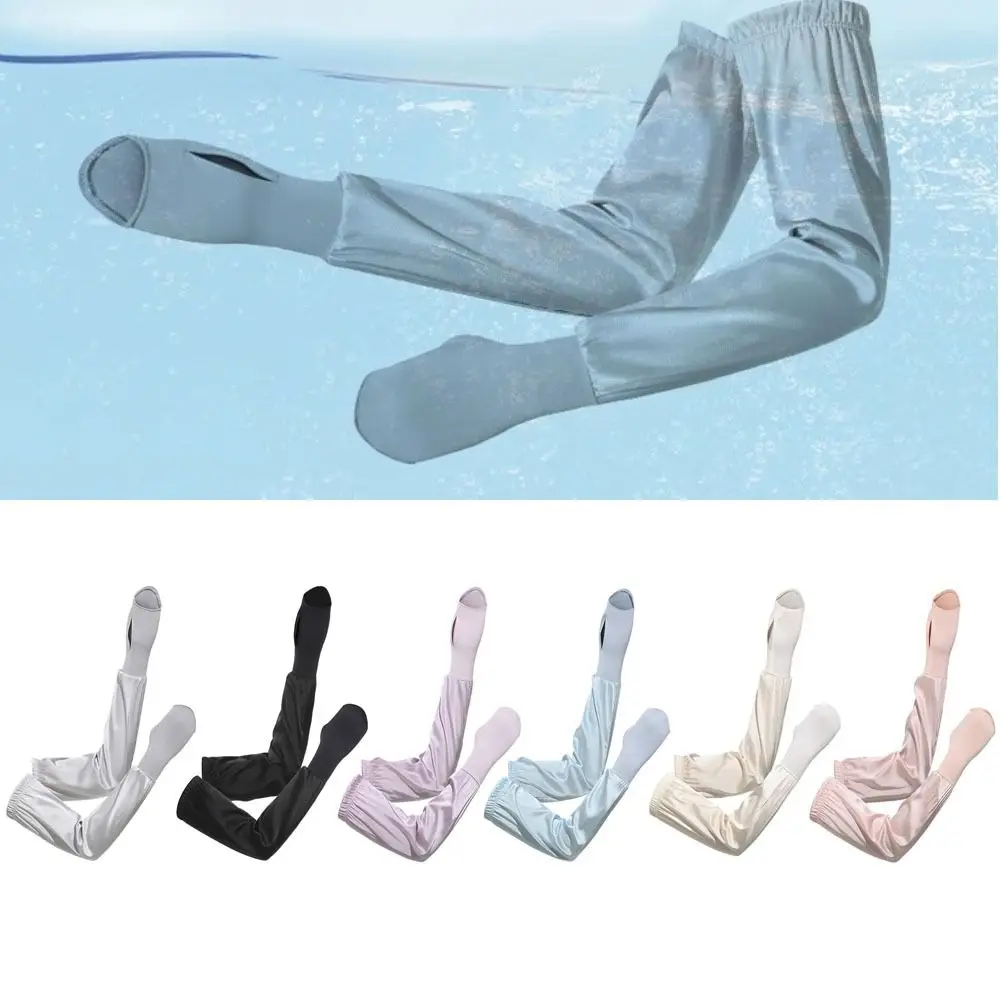 

1 пара свободных солнцезащитных рукавов, тонкие мягкие солнцезащитные рукава, дышащие длинные перчатки для вождения