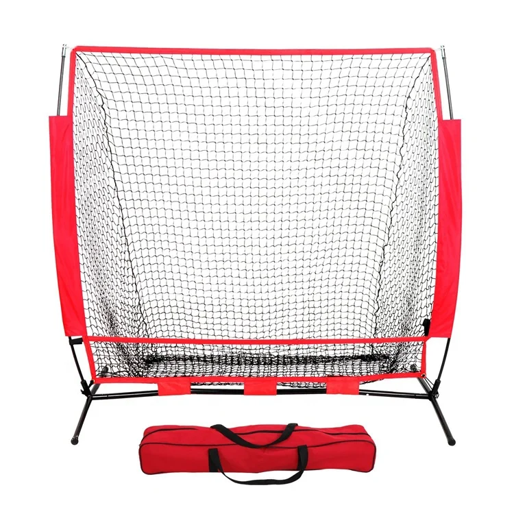 

5FT Portable Folding Baseball Hitting Net Softball Goal Baseball Practice Net