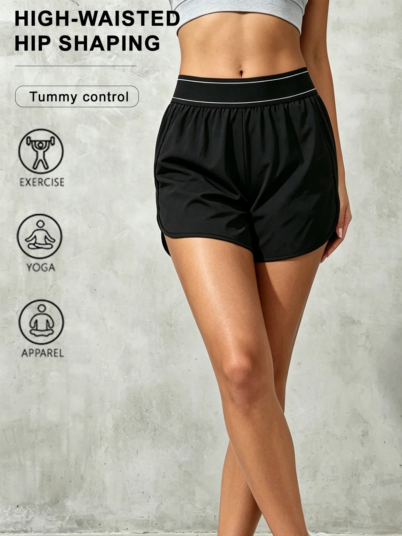 Yoga Shorts Women Fitness Running Workout Shorts, Quick Drying Breathable Short For Ladies Gym Sport Shorts Fitness Sportwear