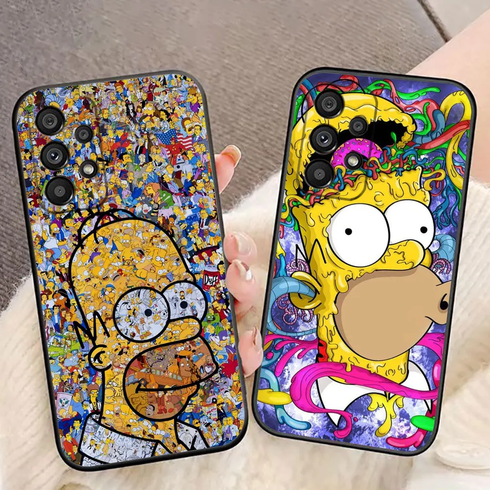 

Funny The homer S-Simpsons Phone Case For Samsung A14 A15 A16 A22 A23 A26 A32 A35 A36 A51 A52 A53 A54 A55 A56 A71 A72 A73 Case