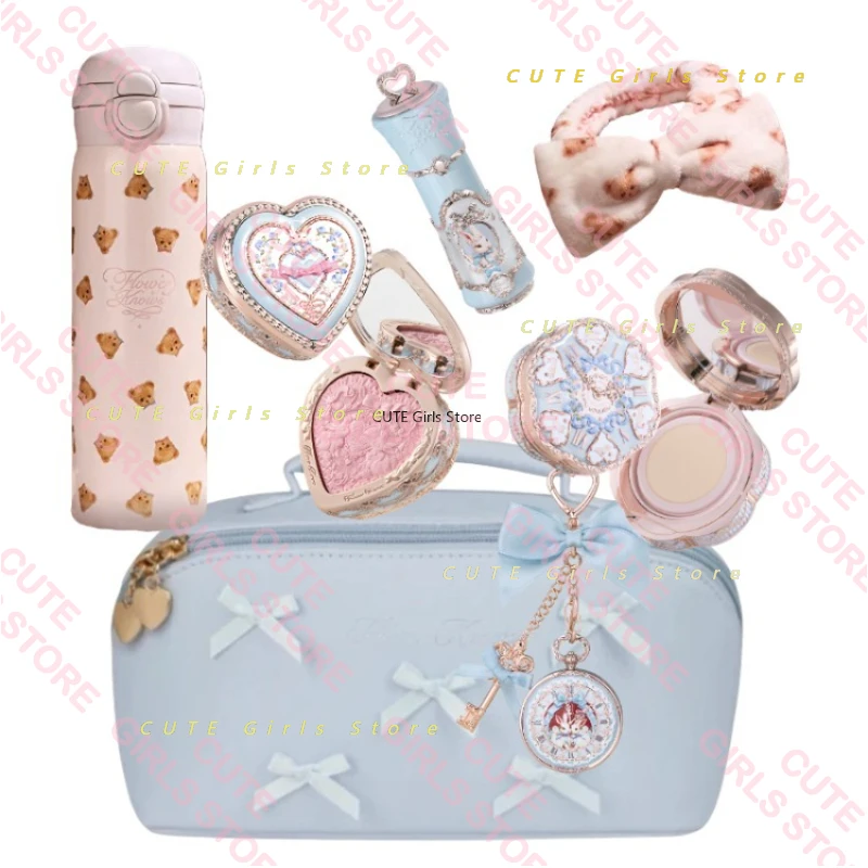 Flower Knows Bunny Garden Makeup Set Cushion Lipstick Blush Thermos Cup Gift