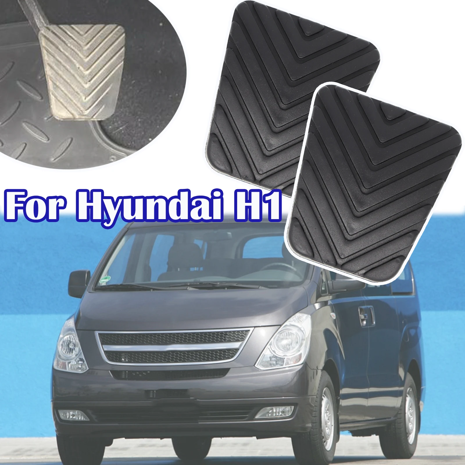 Car Brake Clutch Foot Pedal Pad Cover For Hyundai H1 97 Getz Terracan 2004 Hyundai i20 2021 i40 Touring GT 2008 2009 2010 2017