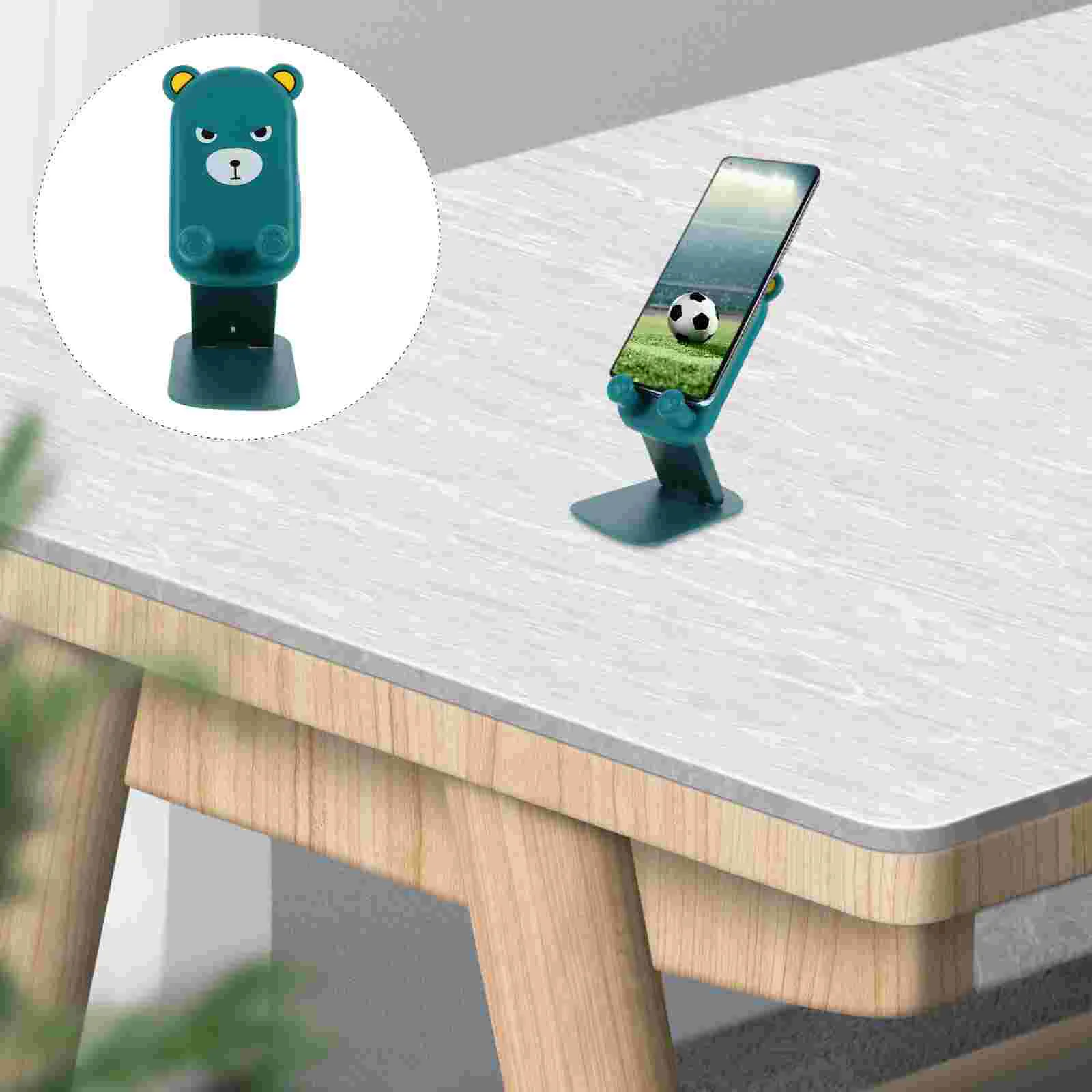 Mobile Phone Holder for Broadcasting Cartoon Cell Stand Folding Study Room Foldable Bracket Silica Gel Supporter