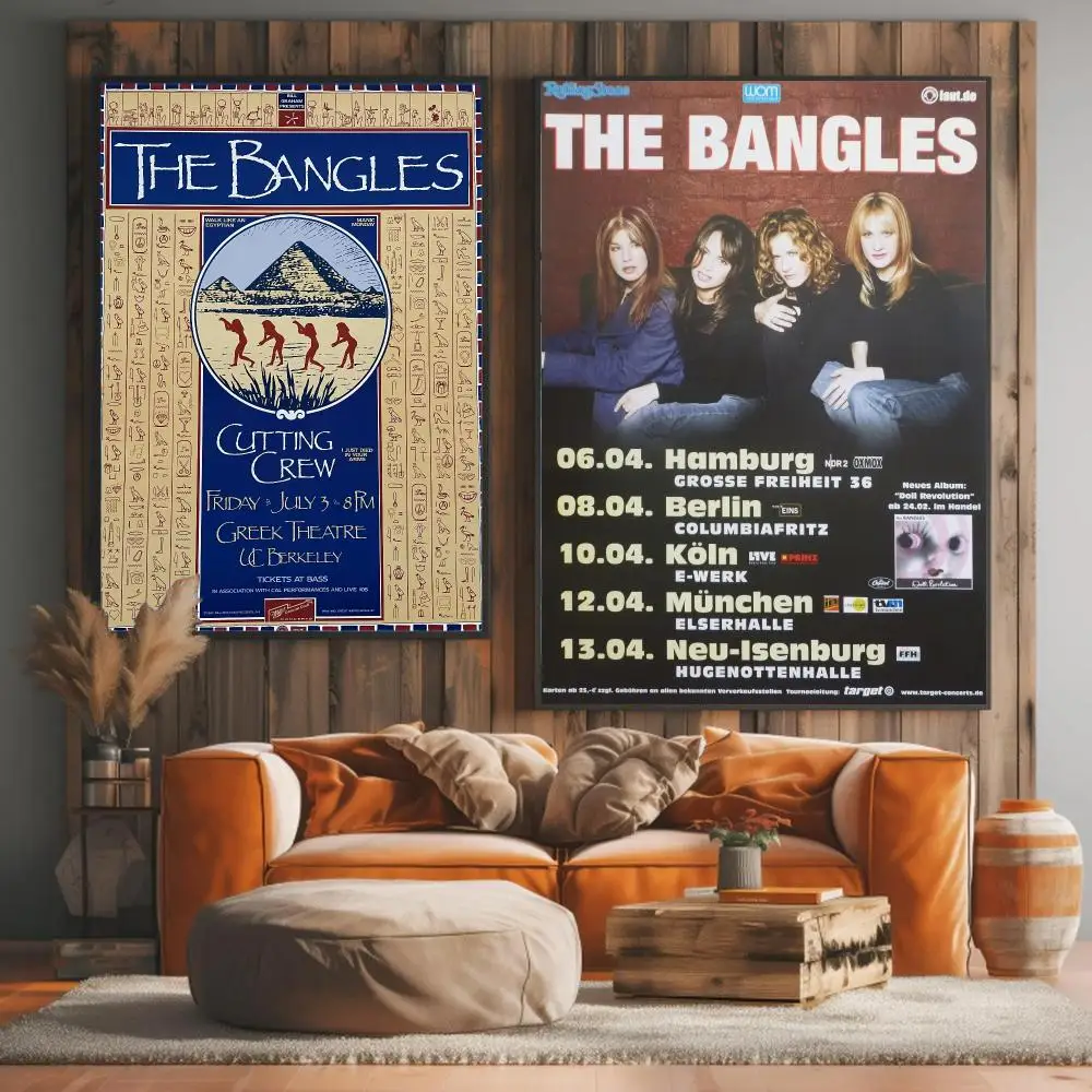 band T-The Bangles-S Painting Calligraphy Artwork for Living Room Bedroom Office Home Decor