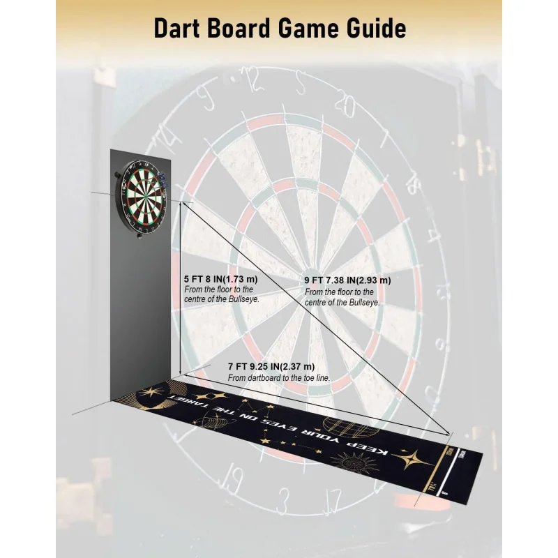 The Dart Pad, Equipped With Dart Strings, Is An Ideal Gift. It Is Dirt-Resistant And Easy To Maintain