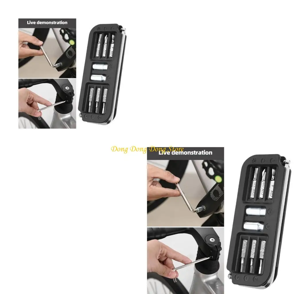 

4XBA Bicycles Multifunctional Tool Cycling Combination Maintenance Tool Bicycles Maintenance Hexagonal Wrench Bit