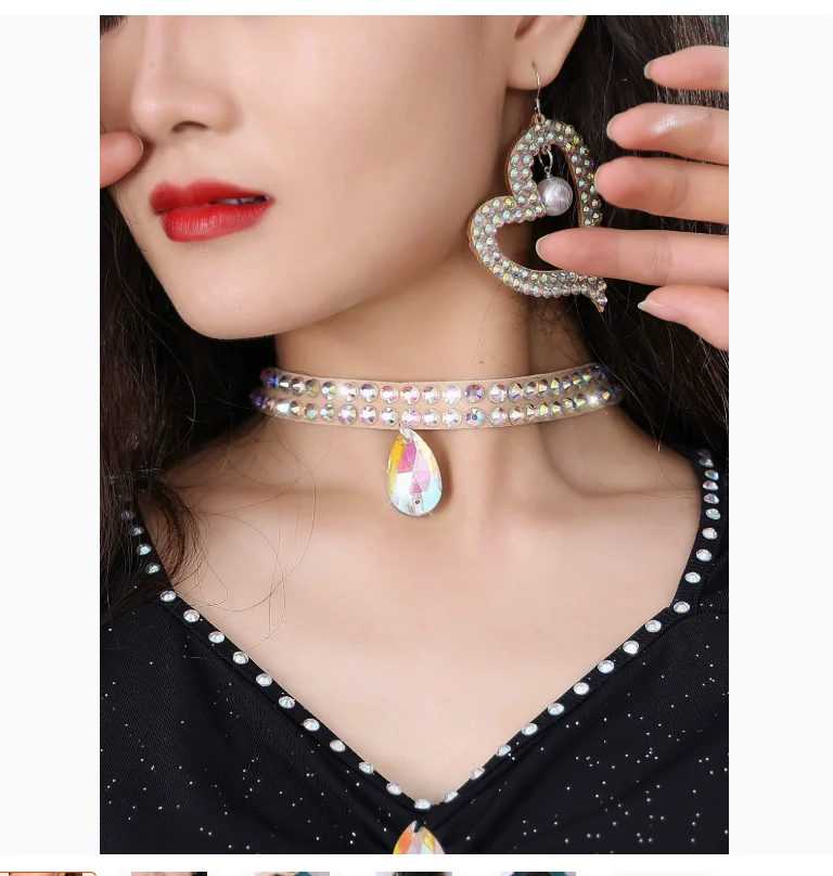 1pcs/lot Woman Fashion Dance Necklace Lady Necklace Dance Accessoiries view 3