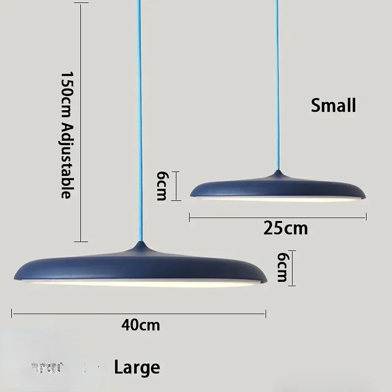 Modern UFO Led Pendant Light Design Round Indoor Hanging Lamp Nordic Kitchen Dining Table Living Room Home Decor Suspension lamp