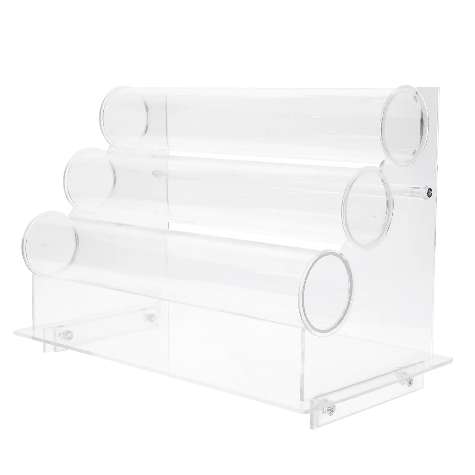 

Трехслойная подставка для браслетов, акриловый органайзер для украшений, подставка для хранения заколок и часов, демонстрационная полка, 1 шт.