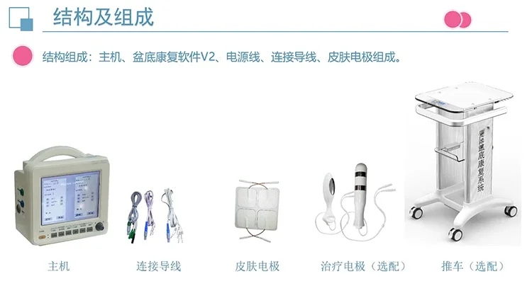 Low frequency pulse pelvic floor rehabilitation therapy device