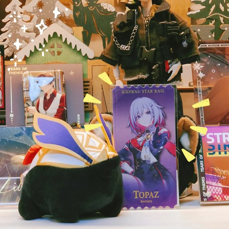 

Аниме-игра Honkai: Star Rail — брелок-игрушка Numby Kawaii из мягкого хлопка, коллекционная фигурка Топаз, подарок для фанатов