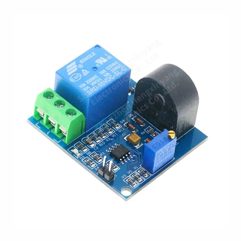 AC Capteur de Détection de Courant Module 5V 12V 24V Relais 5A Surintensité Protection Commutateur Sortie