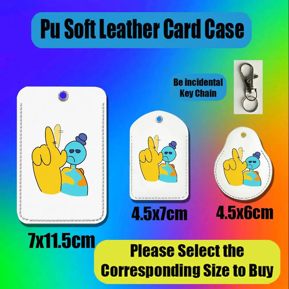 For Doey Doughman For AirTag Case Card Holder Keychain ID Credit Bank Access Badge For Air Tag Case Shell