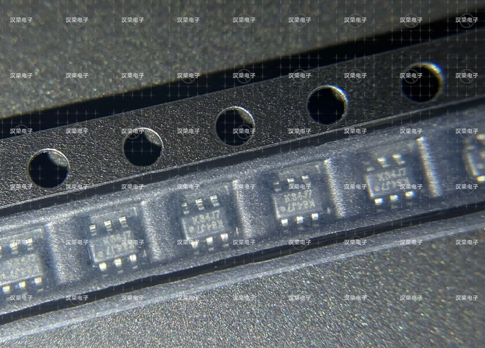 BSS84DW-7-F  with silkscreened  K84 brand new Field Effect Transistor (MOSFET) 2 P-channel types, 50V, 130mA, SOT-363