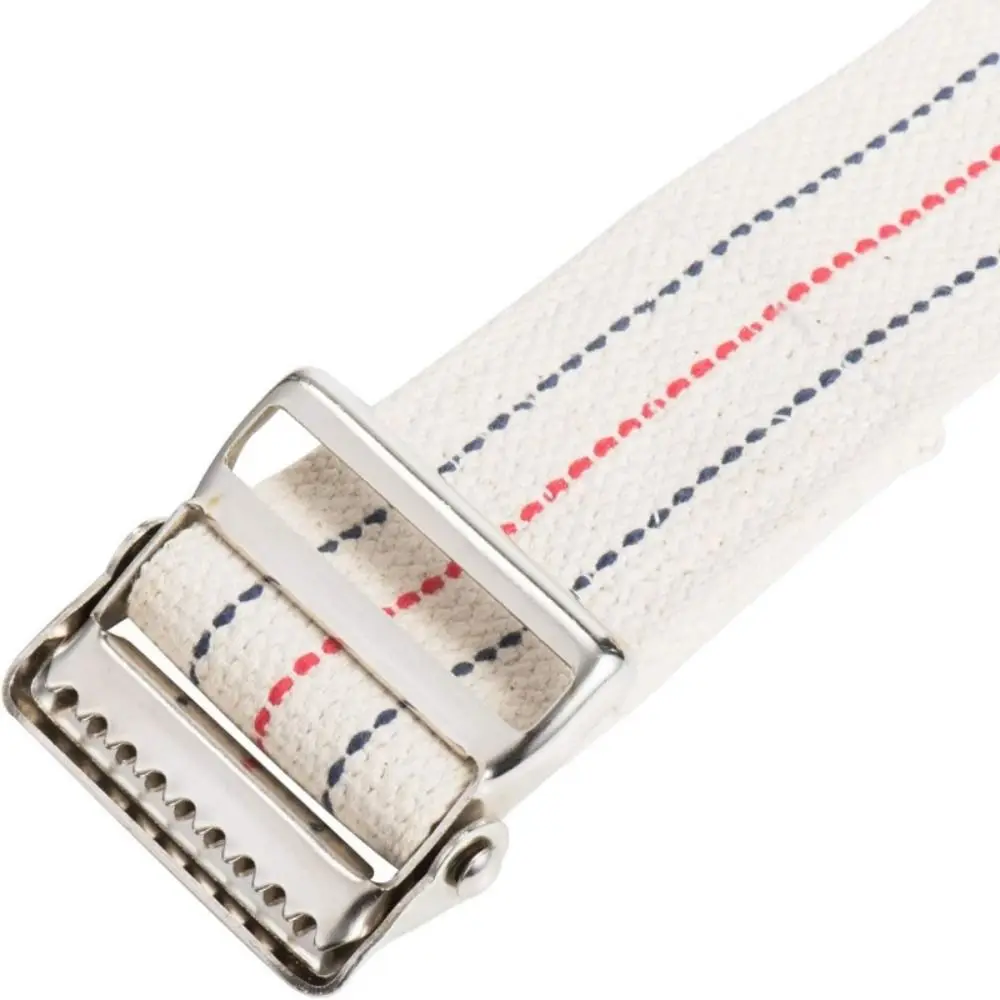 Professional Metal Buckle Transfer Belt Adjustable Nylon Gait Belt Durable Lifting Belt Home Care