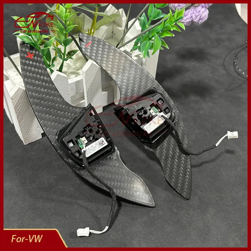 

Suitable for Volkswagen Golf 8 MK8 GTI / R / R Series 2021-2023 Carbon Fiber Shift Paddles Extended Shift Paddles Steering Wheel