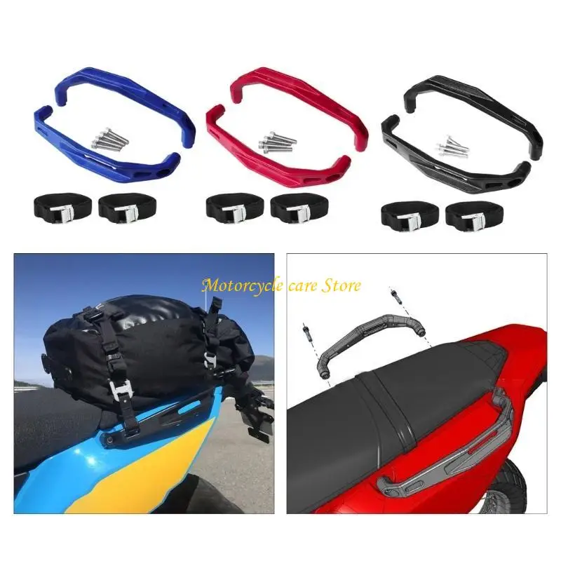 U75F Motorbike Accessories Passenger Rear Grab Handle Hand Handle Grab Bar Compatible for Tenere700 XT700Z XT 700 Z