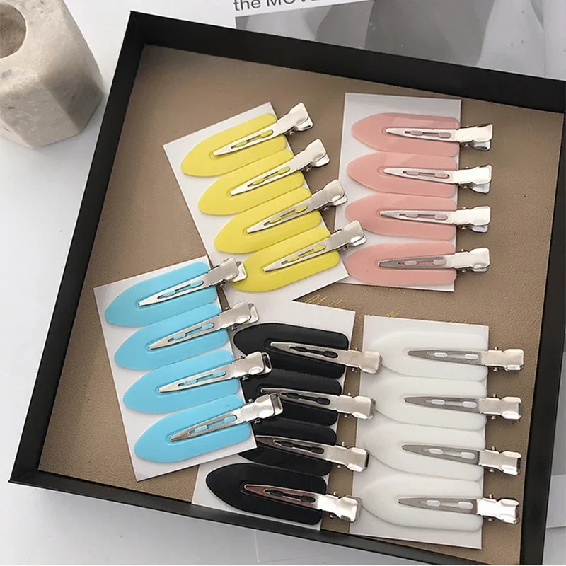 

3/4pcs Professional Salon Seamless Hairpin Styling Hairdressing Beauty Makeup Tools Hair Clips for Women Girls Styling Headwear