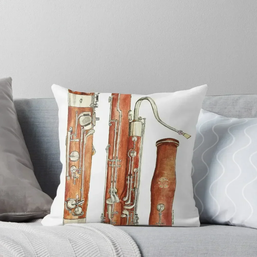 The Bassoon Throw Pillow Pillowcases Cushion Covers Sofa Christmas Covers For Cushions pillow