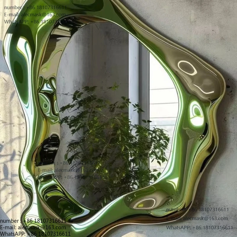 

ins style Nordic simple wall-mounted decorative mirror