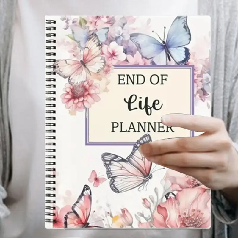 End Of Life Planner Organizer Notebook Final Arrangements Planning Book Binder For Funeral Planning In Case Of Death Organizer