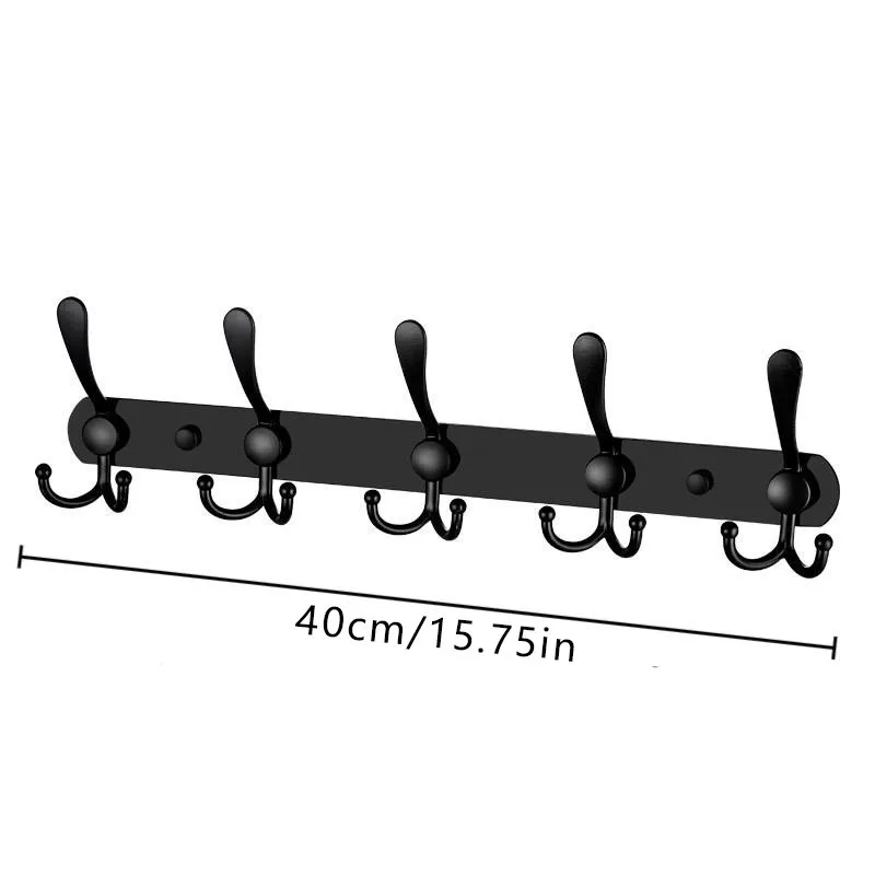 1Pc Modern Stainless Steel Wall Hooks, Multi-Purpose Storage Hooks for Bathroom, Kitchen, Clothes & Hats