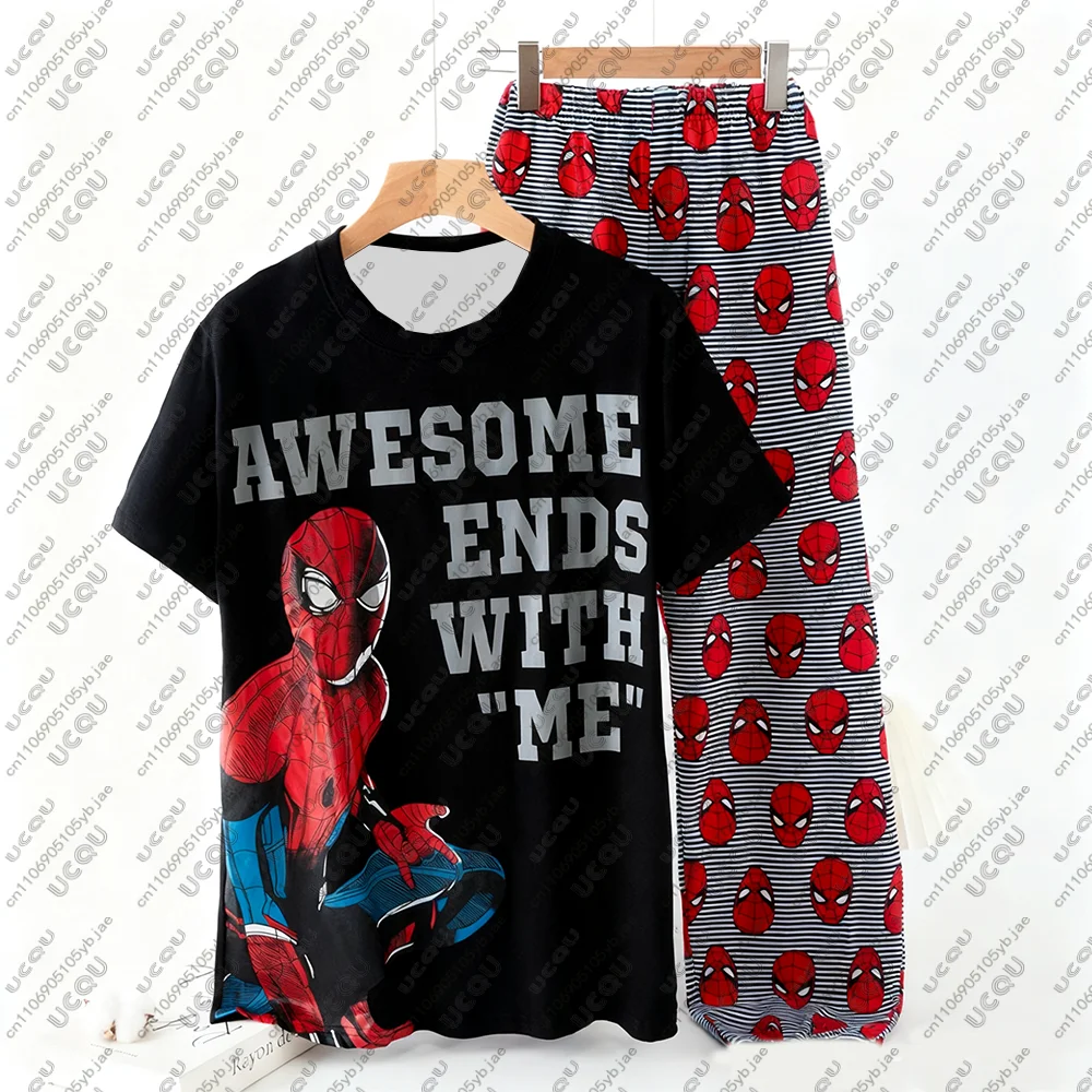 

Adult Women Kids Marvel Pj's Boys Unisex Girls Tee Gift Sweatshirt Casual T Shirt S-Spiderman Half Sleeves Pajama Set B-Batman