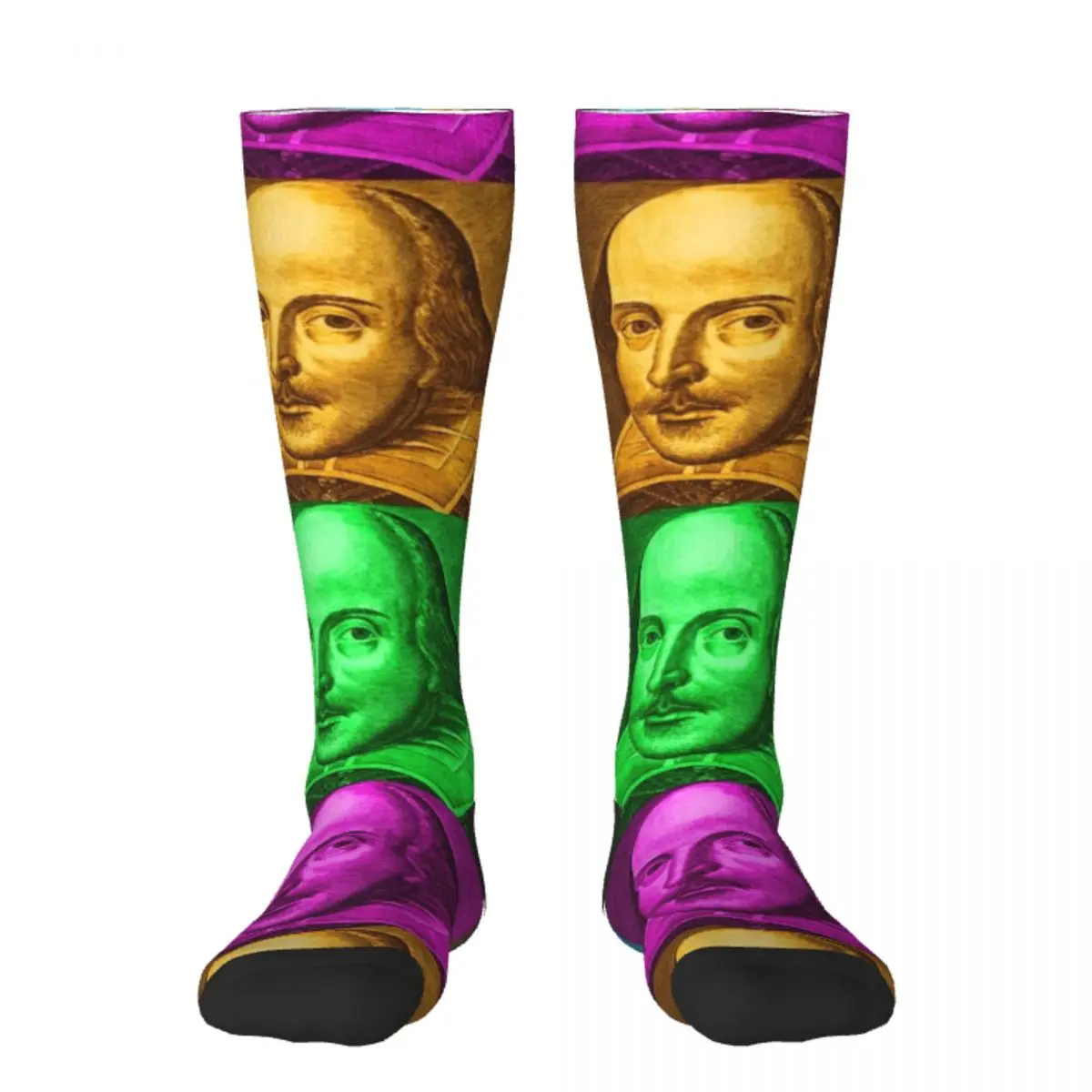 

William Shakespeare Pop Art Socks custom sports Run Stockings Socks For Girls Men's