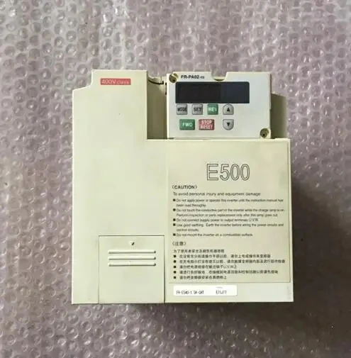 FR-E540-0.4K-CHT 0.4KW 380V inverter  ,  In good working condition, free shipping   a