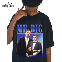 MR BIG Graphic Tees Sex and The City T-shirt Men's Women's Unisex Tee for SATC Fans Vintage 90s Inspired T Shirt Streetwear