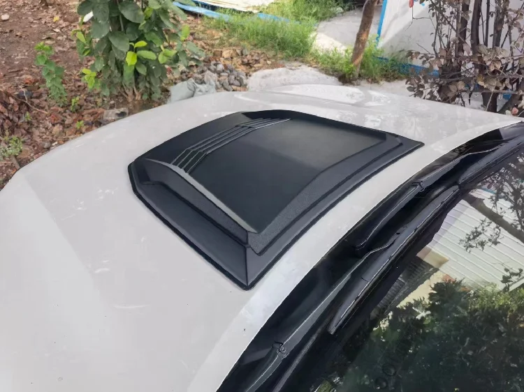 LE-STAR 4X4 HOOD SCOOP AIR VENT BONNET COVER BONNET SCOOP FIT FOR REVO ROCCO 16-21 /dmax2020/np300 /Bt50 2021 - Image 3