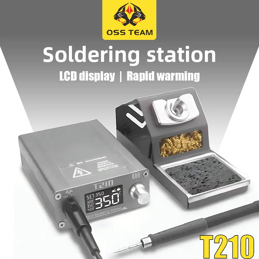 OSS T210 Smart welding Station Digital Welding Equipment welding Machine for Electronic Mobile Phone PCB Repair Tools C210 Tip