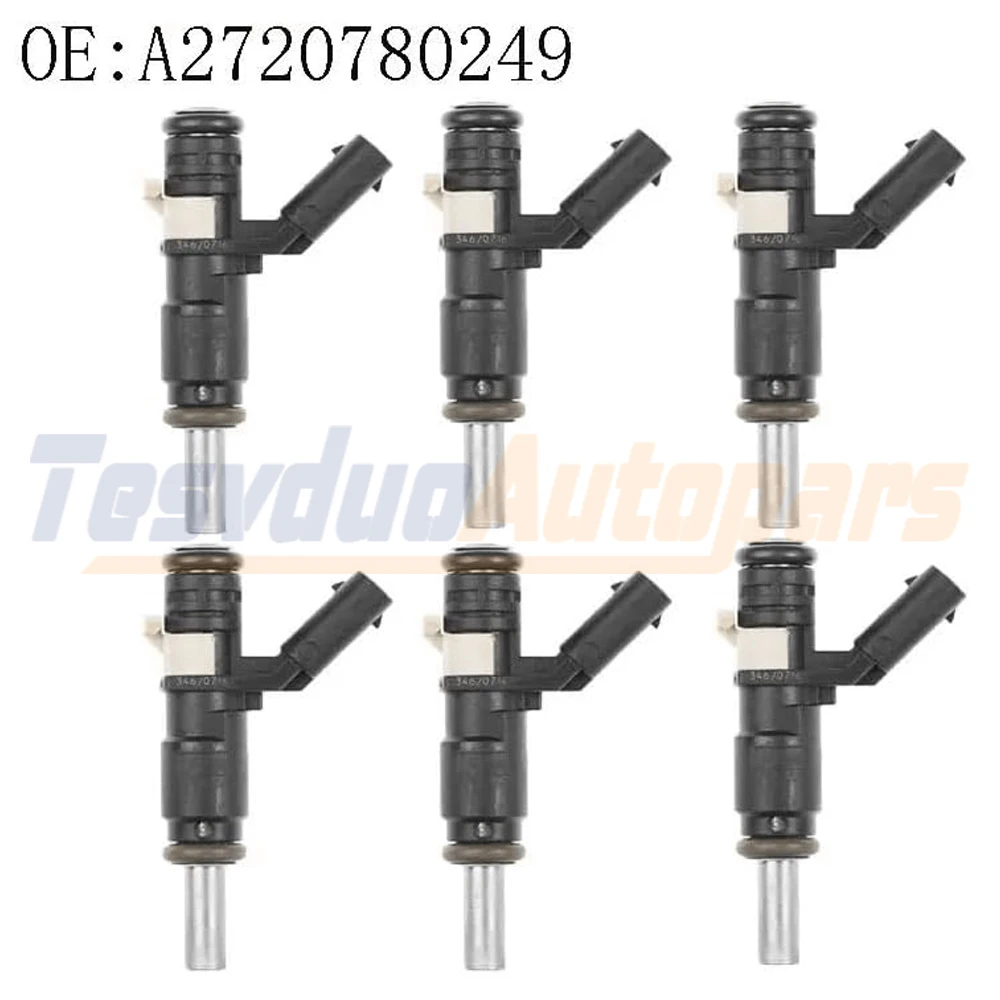 

8Pcs A2720780249 FJ840 RL011710AA Fuel Injector For MERCEDES-BENZ CL550 / CLK550 / E550 / G500 / ML550 4.6L 5.5L V8