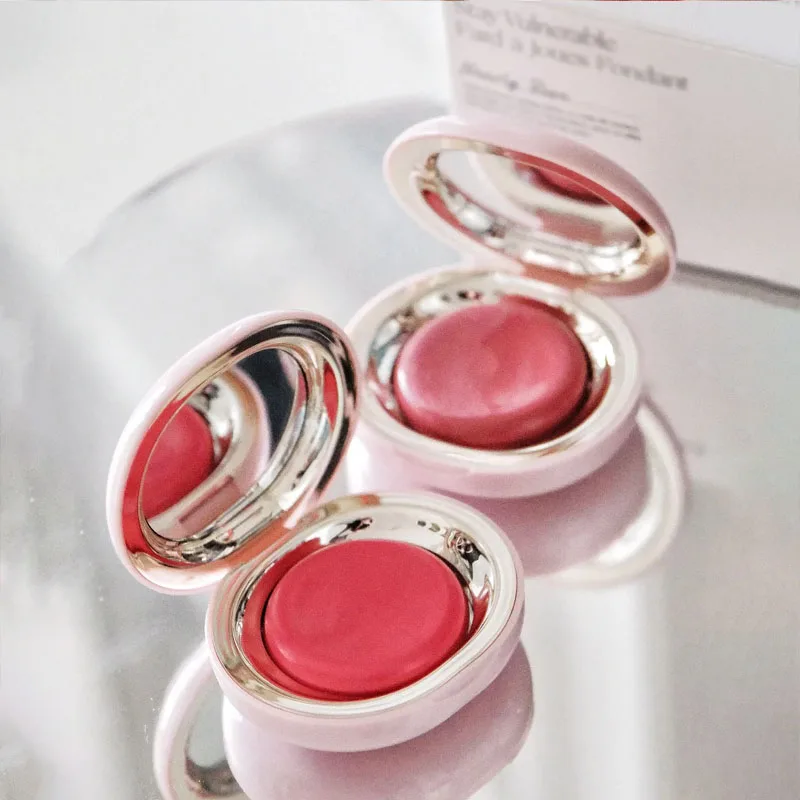 Beleza rara rosto contorno destaque espelho novo lábio esmalte brilhante batom líquido fundação hidratante brilho labial blush maquiagem