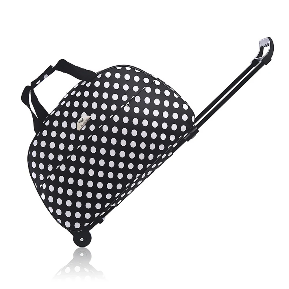 Valise Oxford Trolley grande capacité pour hommes et femmes, sac à bagages pliable étanche, boîte de voyage courte distance, 20 amarans