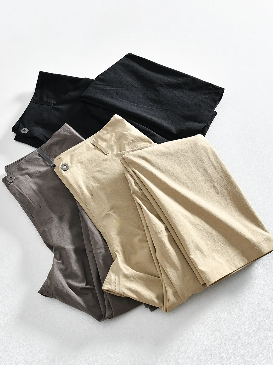 

New Men's Outdoor Lightweight Straight Leg Casual Pants Windproof Waterproof Fashionable Urban Style Nylon Polyester Spandex
