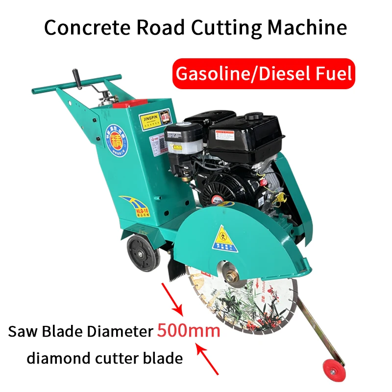 Walk Behind Concrete Saw Cutting Machine with Diamond Blade Asphalt Road Cutter for Construction Road Cutting Machine