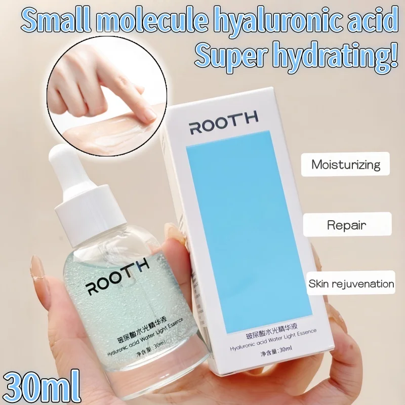 ROOTH Hyaluronic Acid Water-Light Essence 30ml Deeply Hydrating, Moisturizing, Soothing and Repairing Barrier Essence