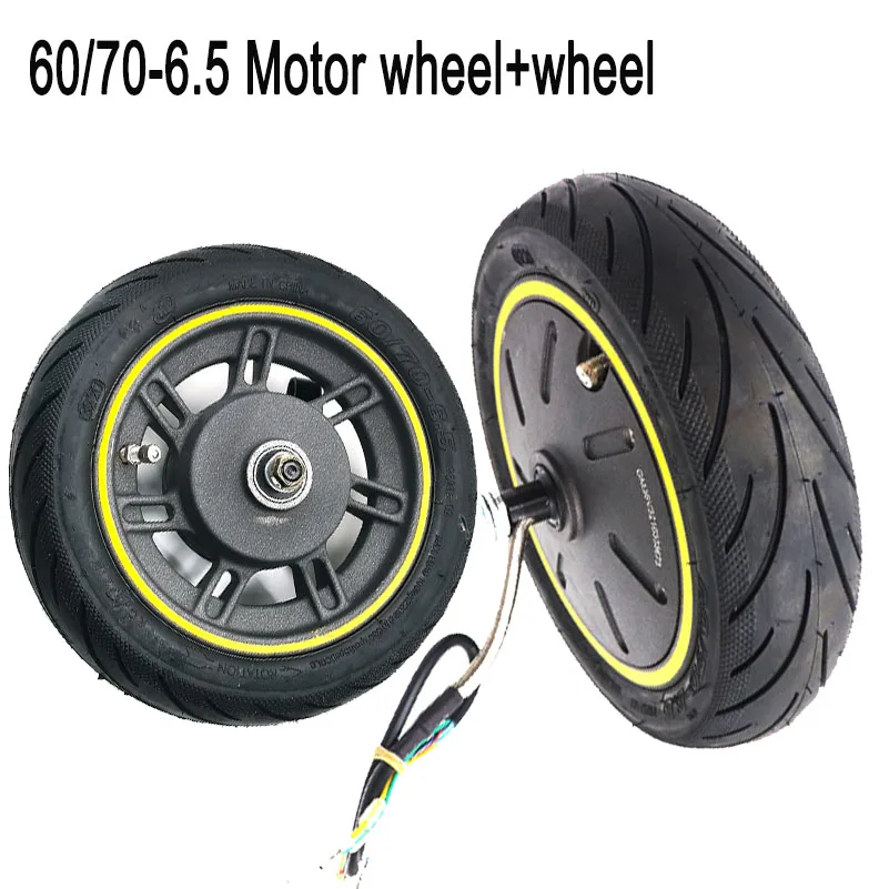 10 inch front wheel drum brake whole wheel 60/70-6.5 motor 36V350W rear wheel motor whole wheel suitable for MAX G30