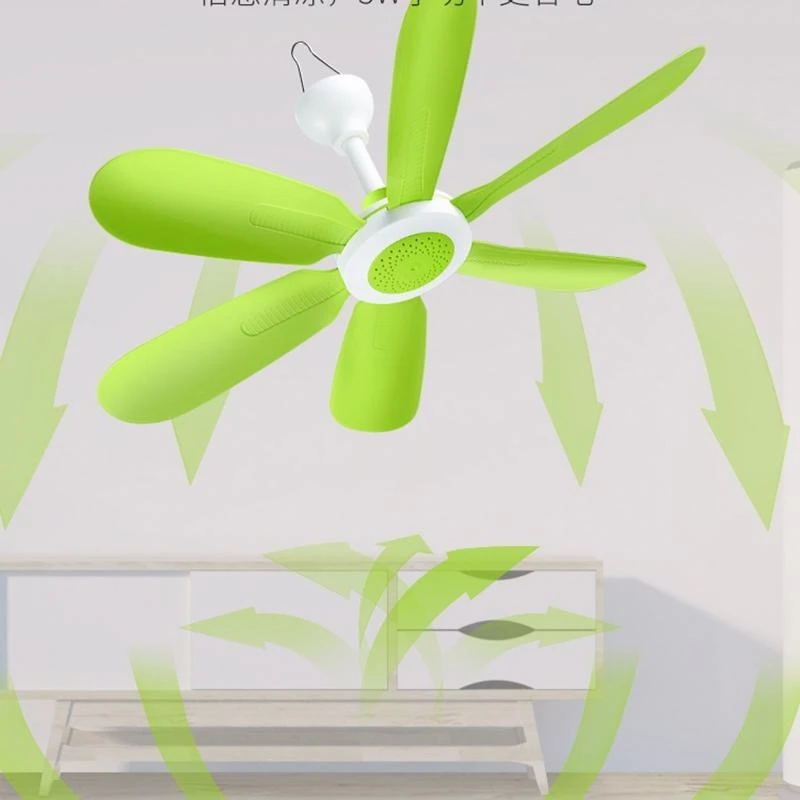 HX6A Remote Control Timer USB Powered Camping Fan with Remote Control USB Ceiling Fan