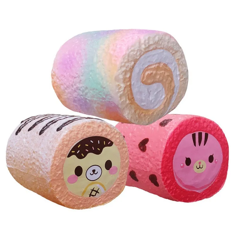 Mini Bread Squishy Slow Rebound Stress Relieving Toys Bun Slow Rebound Squeeze Toy Anti Stress Relieve Stress Hand Relax Toys