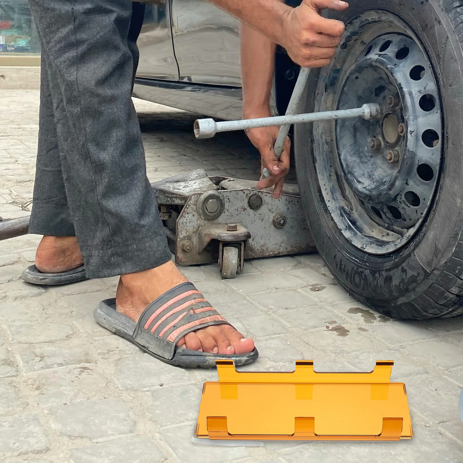 غطاء شريط الضوء 8 بوصة مادة الكمبيوتر المتينة تصميم أنيق إضاءة مشرقة سهلة التركيب مستلزمات السيارات على الطرق الوعرة #1