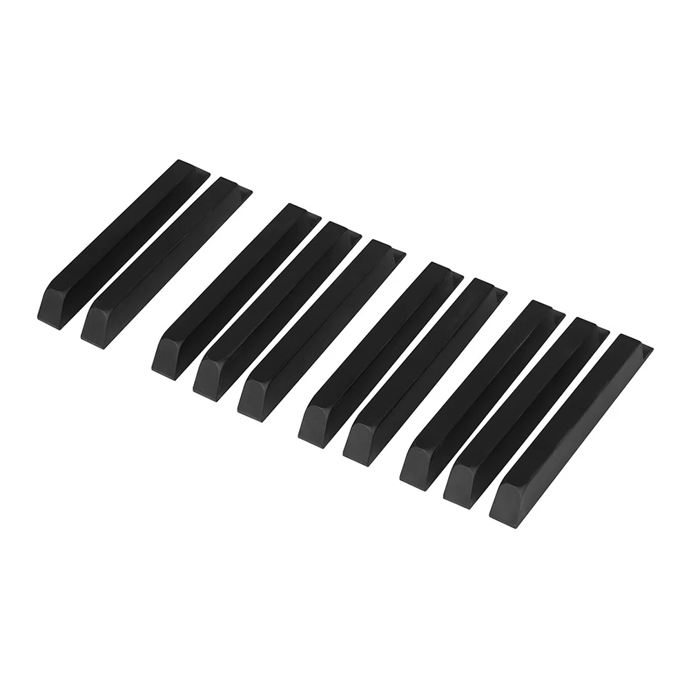 Piano Keytops Replacement Kit ABS Keytops Easy Installation Glossy Keytops Keyboard Accessories Piano Renovation