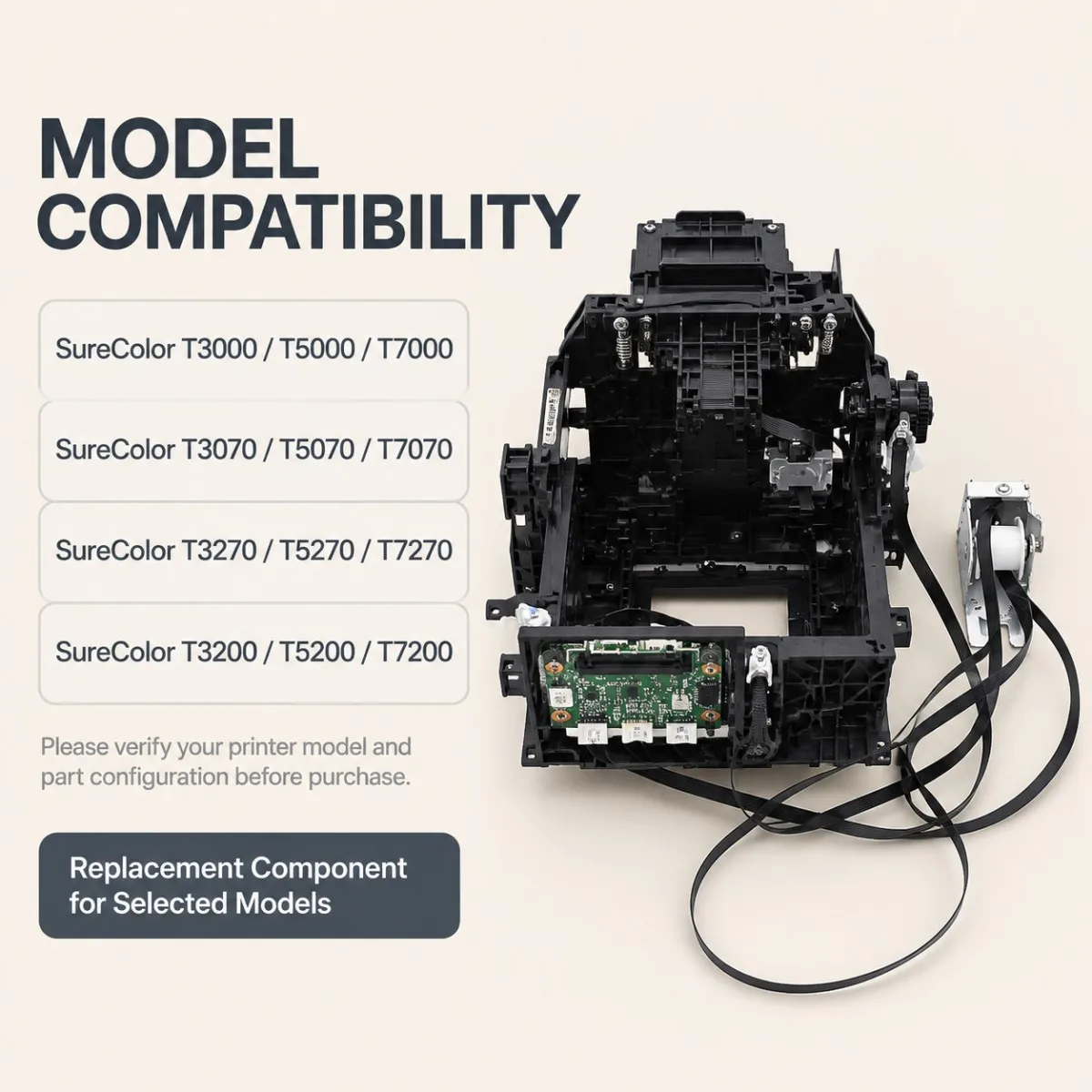 Original T7270 CR Carriage for Epson T3000 T5000 T7000 T3070 T5070 T7070 T3270 T5270 T3200 T5200 T7200 F6070 Carriage Assy