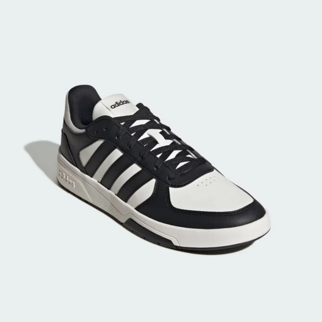 

Adidas New Durable and Wear-Resistant Strong Grip Outdoor Men's Casual Shoes Courtbeat Series Daily Commuting Low-Top T-Toe Shoes Black and White Classic Versatile Fashion Skateboard Shoes Popular Hot-Selling Model Ki6784