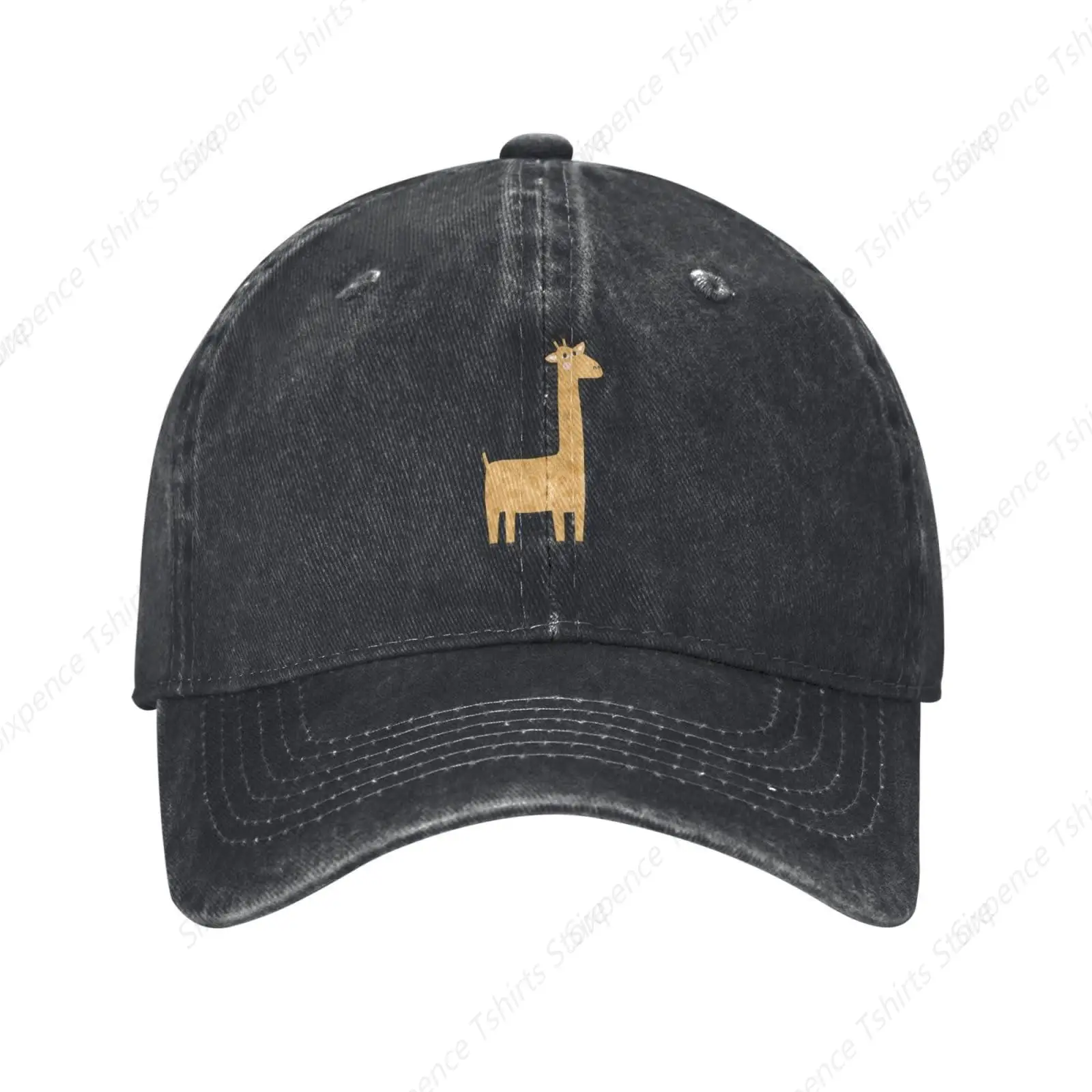 Cute African Giraffe Baseball Cap for Men Women Hats Denim Trucker Caps Dad Hat