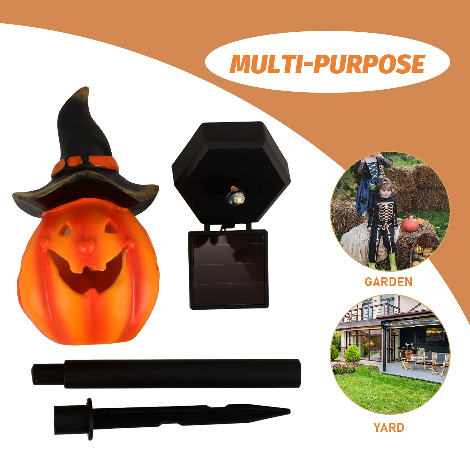 Хэллоуин Тыква Солнечный Садовый Светильник Открытый Газон Коль Лампа Декоративные Солнечные Фонари Двора Освещение Дорожки Двора Светильники Хэллоуин Тыква Солнечный Садовый Светильник Открытый Газон Коль Лампа Декоративные Солнечные Фонари Двора Освещение Дорожки Двора Светильники