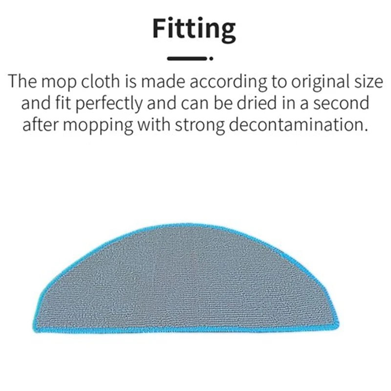 A82I-12 PCS Reinigingsdoek voor Irobot Romba Combo Essential / 2 Essential / Vac Essential / Essential Vac 2 Robotstofzuiger