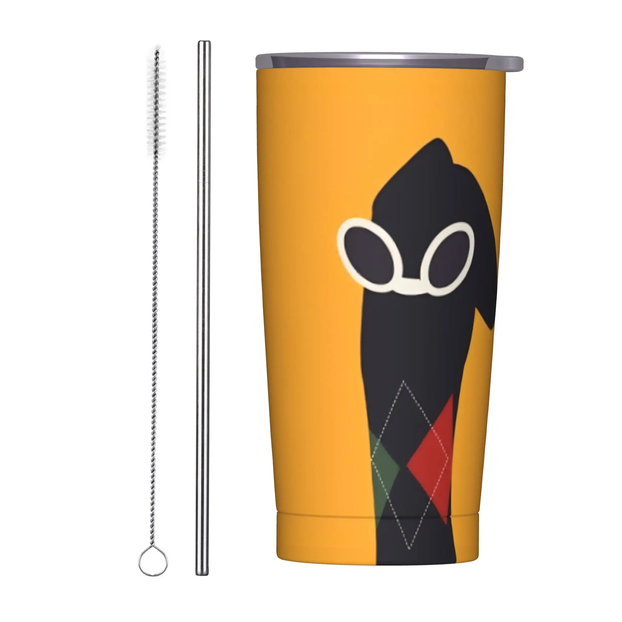 31 Minutos Tumbler Vacuum Insulated 31 Minutes Chilean Comedy Coffee Cups with Lid Straw Office Home Mug Water Bottle, 20oz