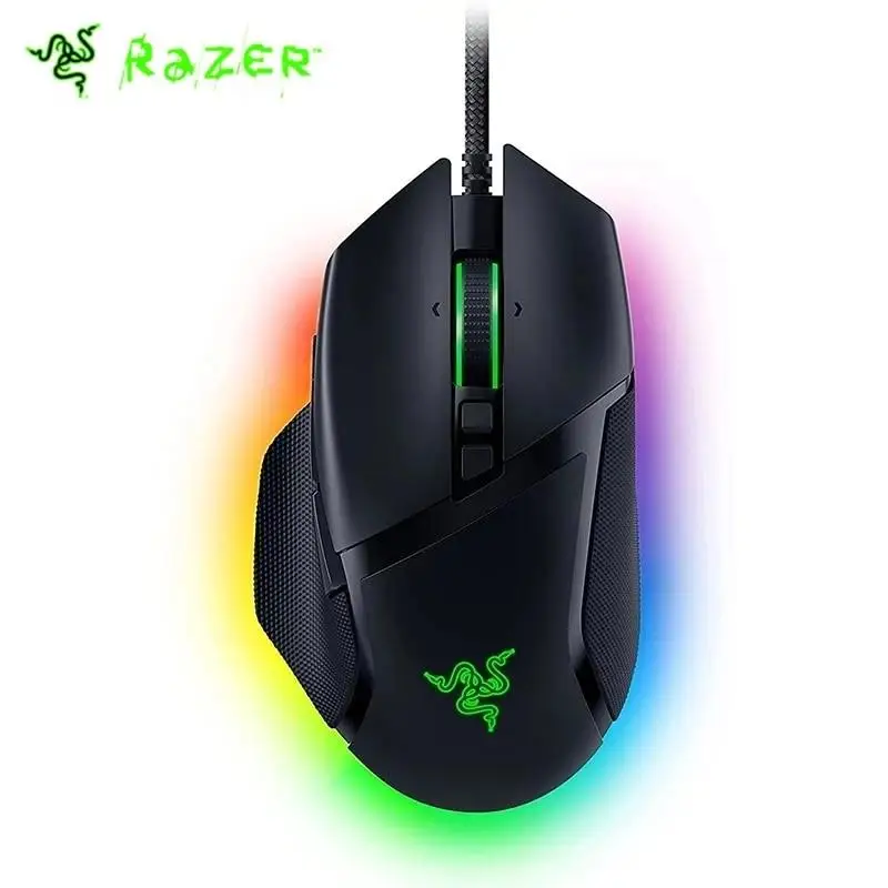 2025 Razer Basilisk V3 Customizable Ergonomic Gaming Mouse Fastest Gaming Mouse Switch - Chroma RGB Lighting - 26K DPI Optical